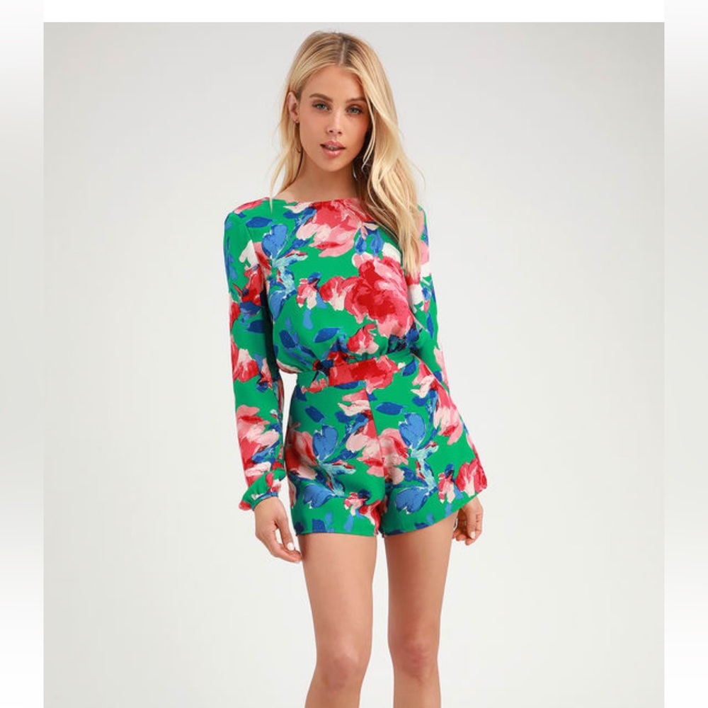 Lulus floral romper